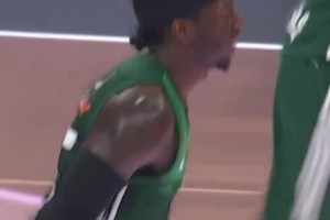 NBA球员确实降维打击🤯湖人旧将纳恩欧篮不到21分钟25分